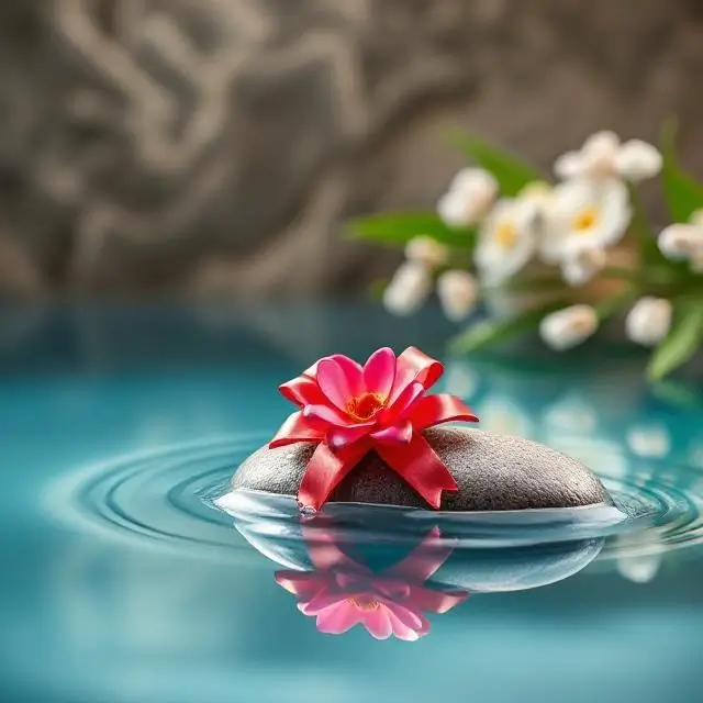 A beautiful physical gift card for the spa